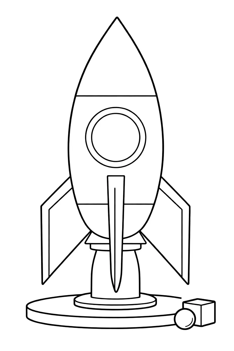 Космическая ракета игрушка