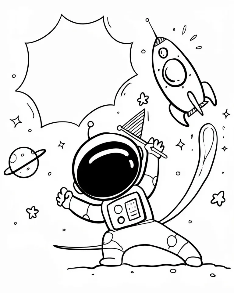 Космонавт желает удачи