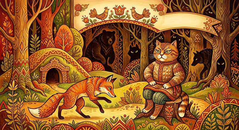 Кот и лиса