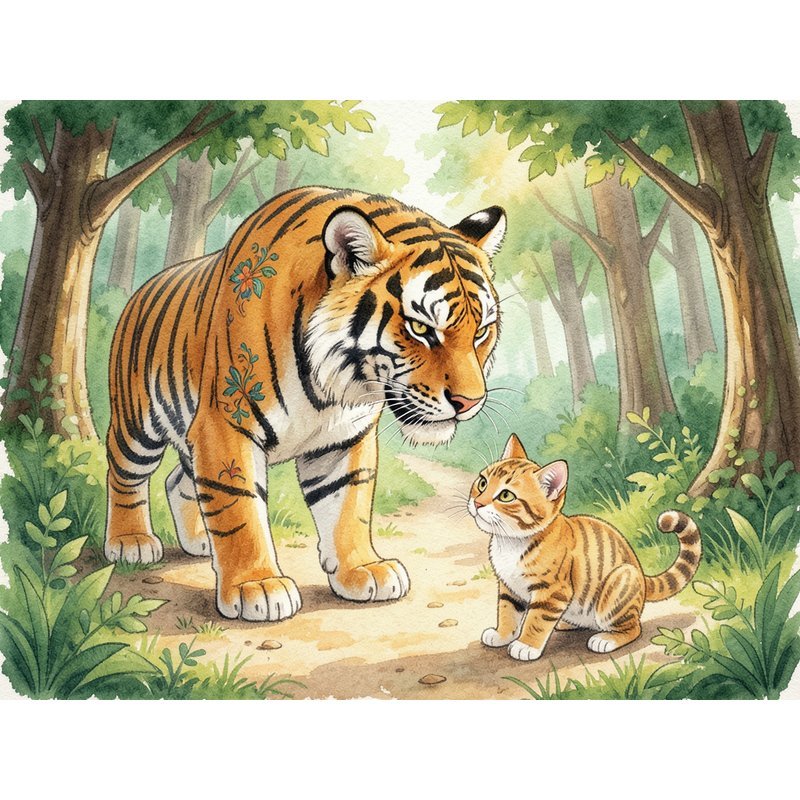 Кот, Тигр и Человек