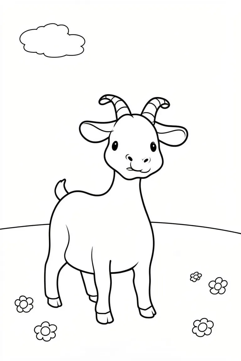 Козлик на лугу