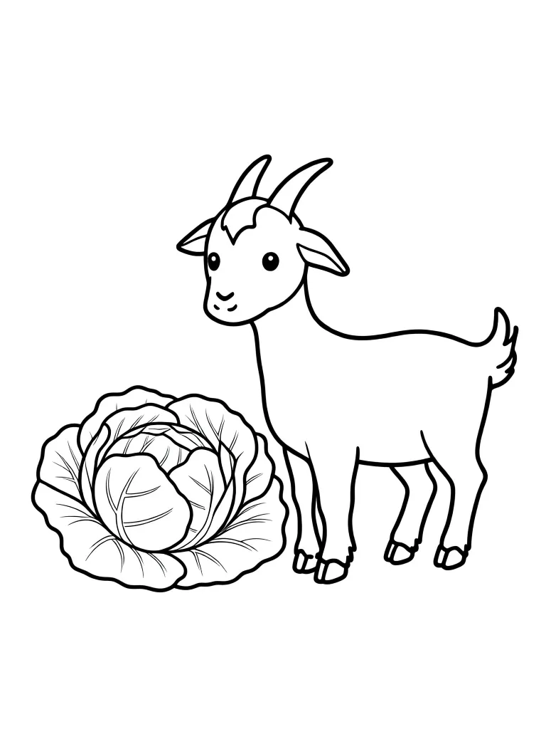 Козлик нашел капусту