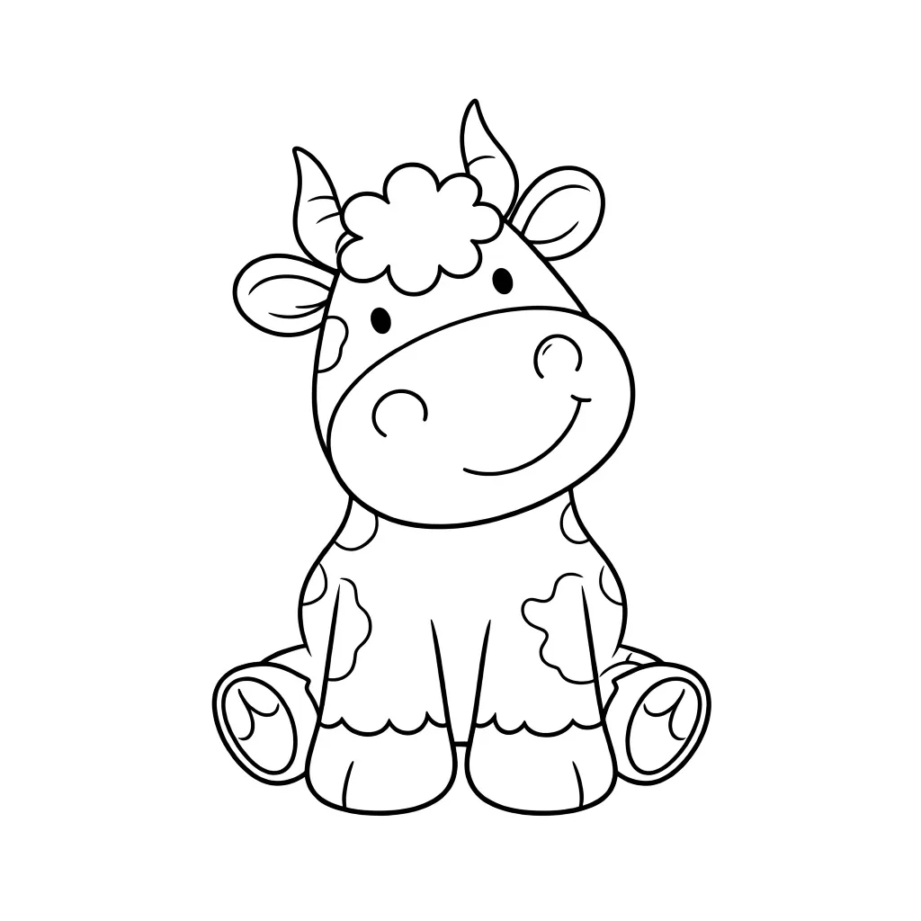 Красивая коровка