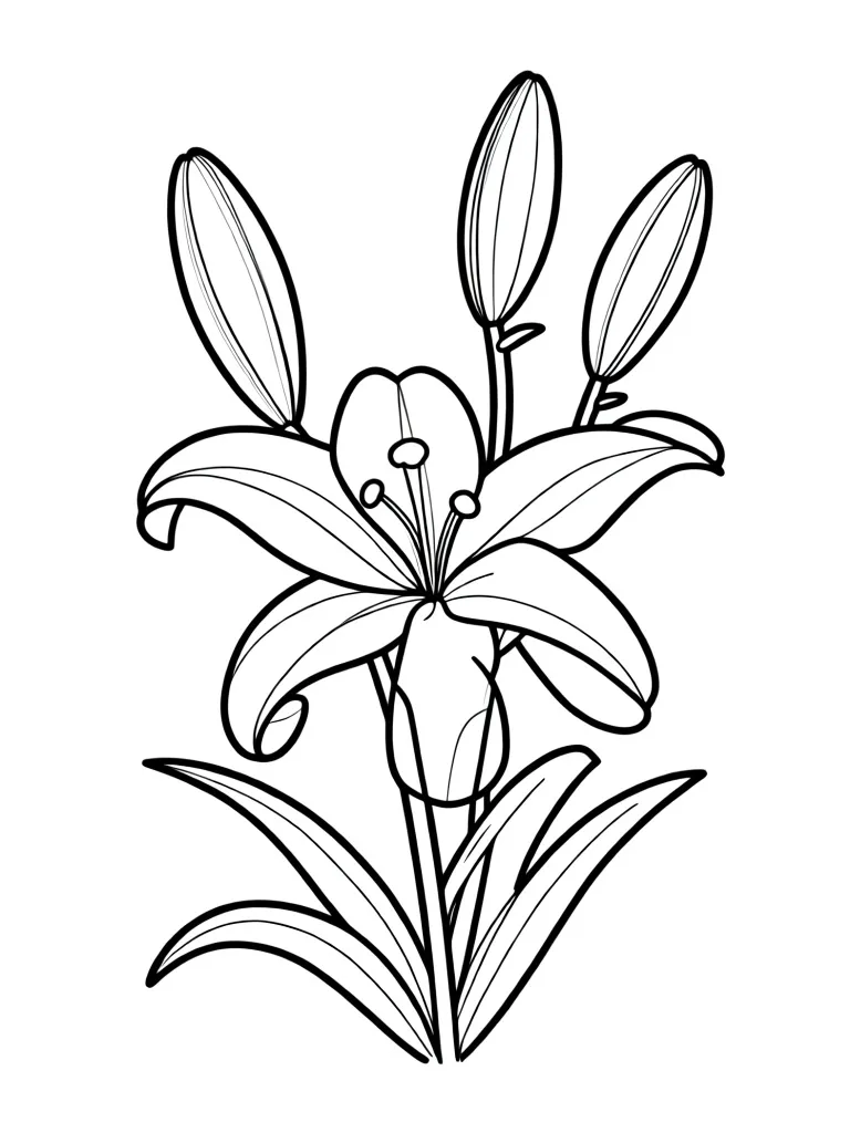 Красивая лилия