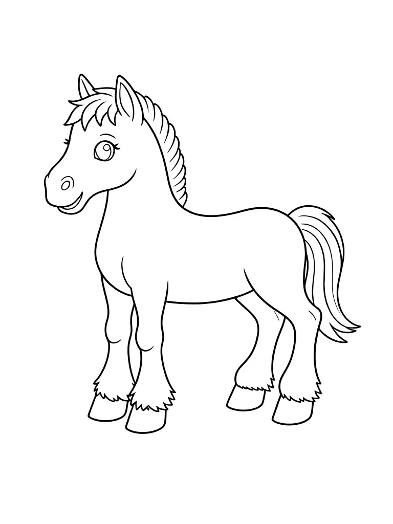 Красивая лошадка