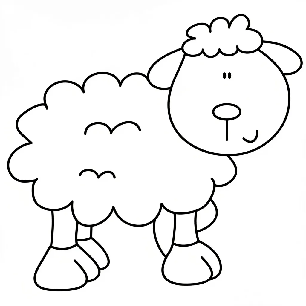 Красивая овечка