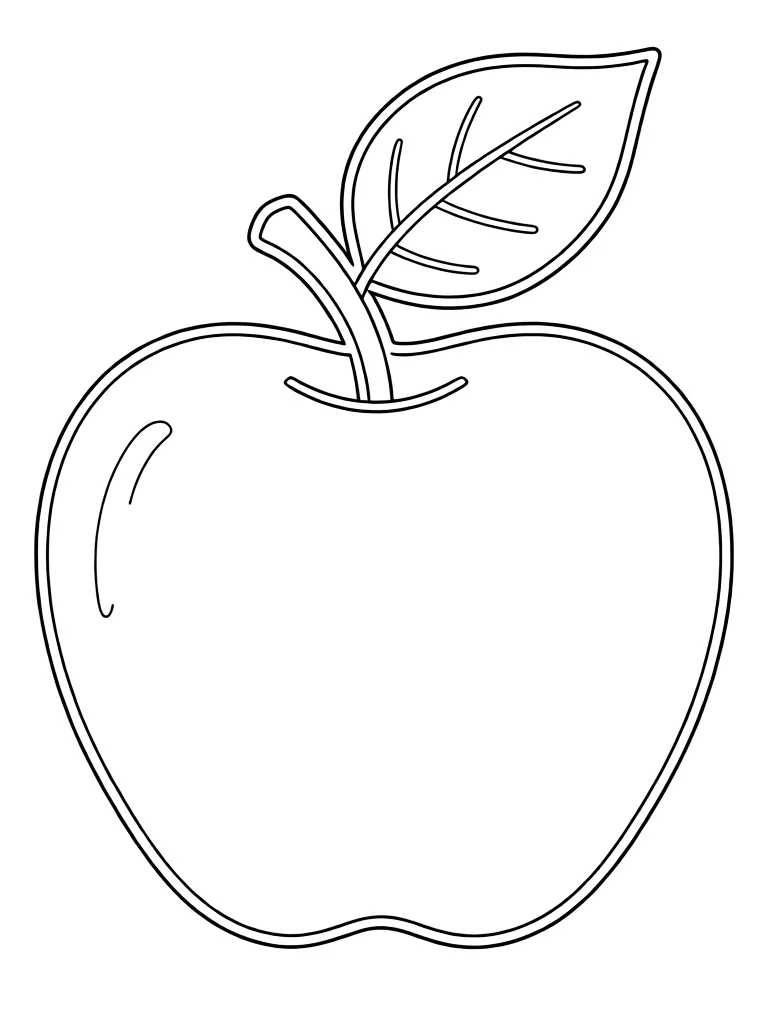 Красивое яблоко