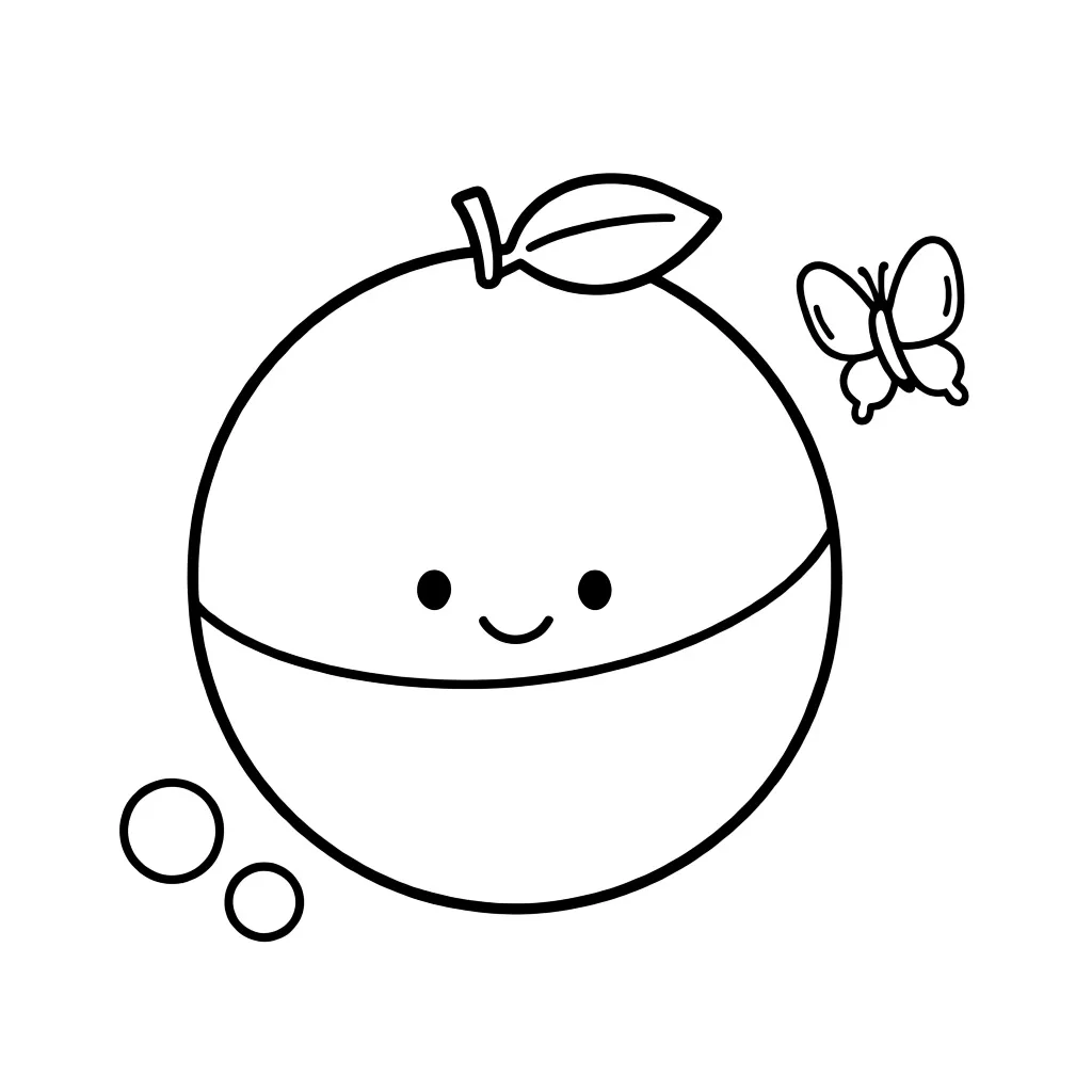 Красивый апельсин