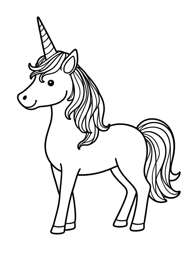 Красивый единорог