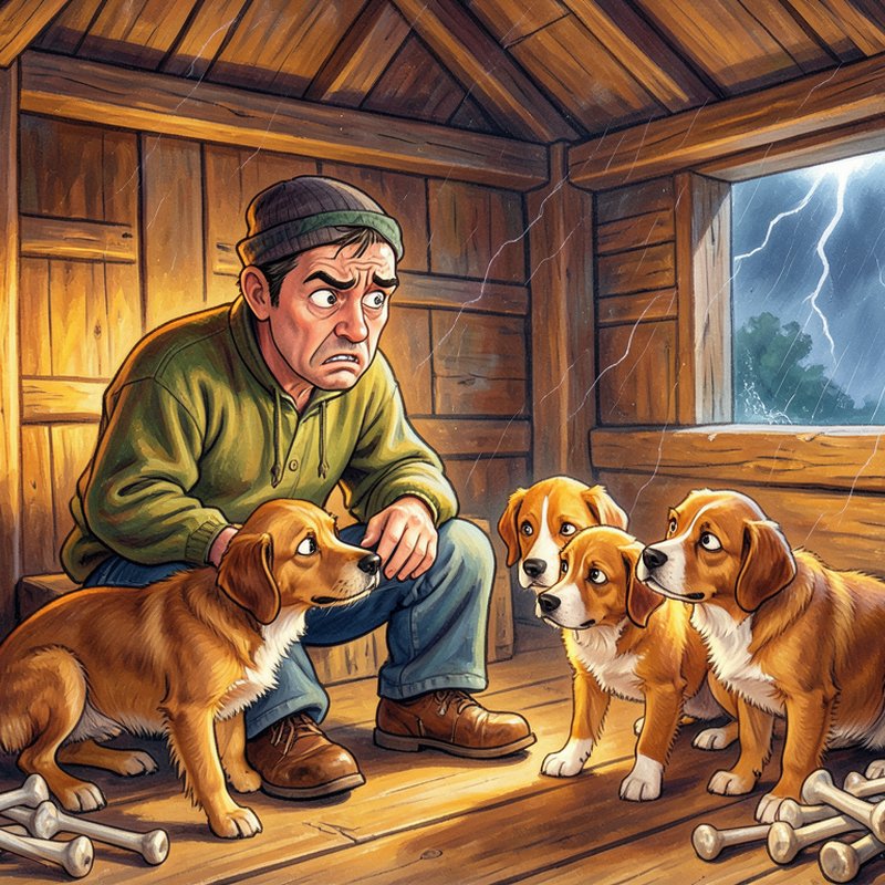 Крестьянин и Собаки