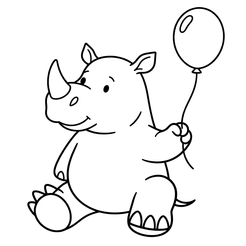 Крупный носорог