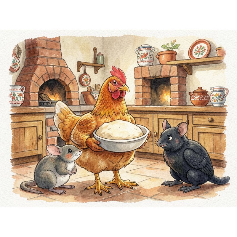 Курочка, мышка и тетерев