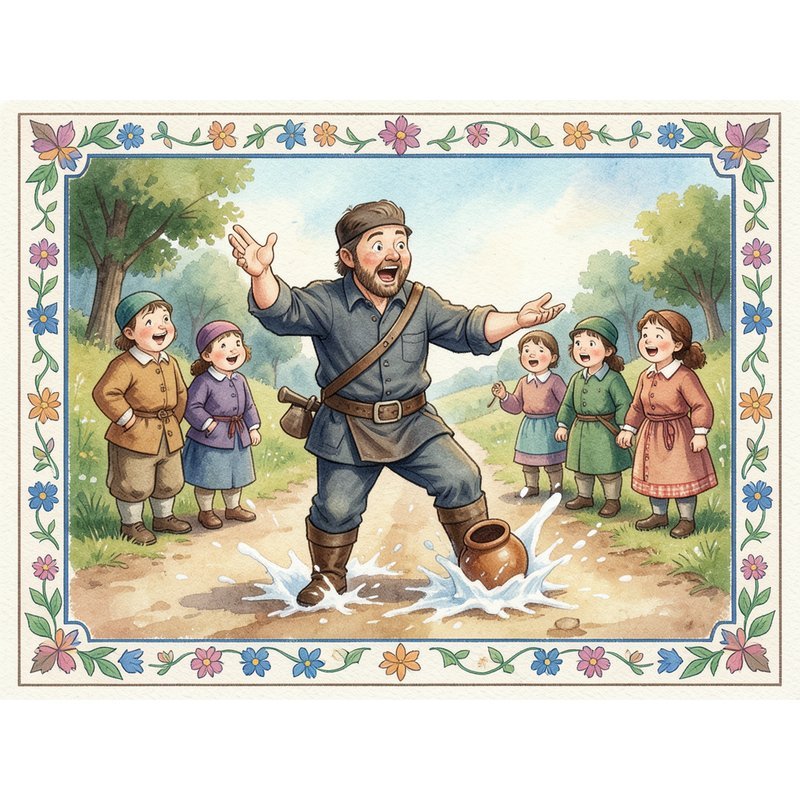 Кузнец и крынка