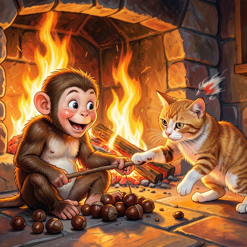 Мартышка и Кот