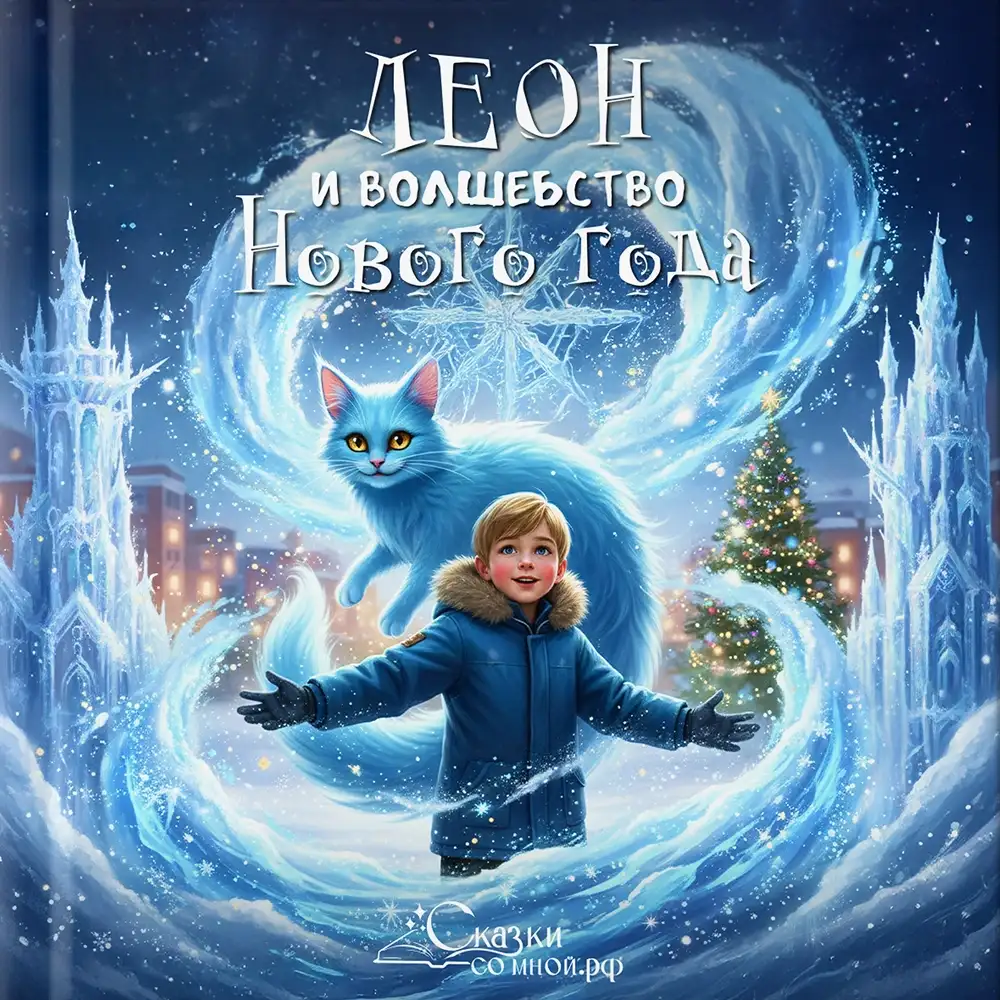 Мальчик и волшебство Нового года