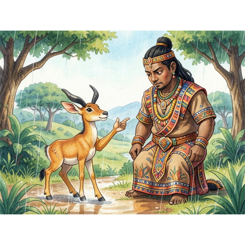 Леопард и антилопа