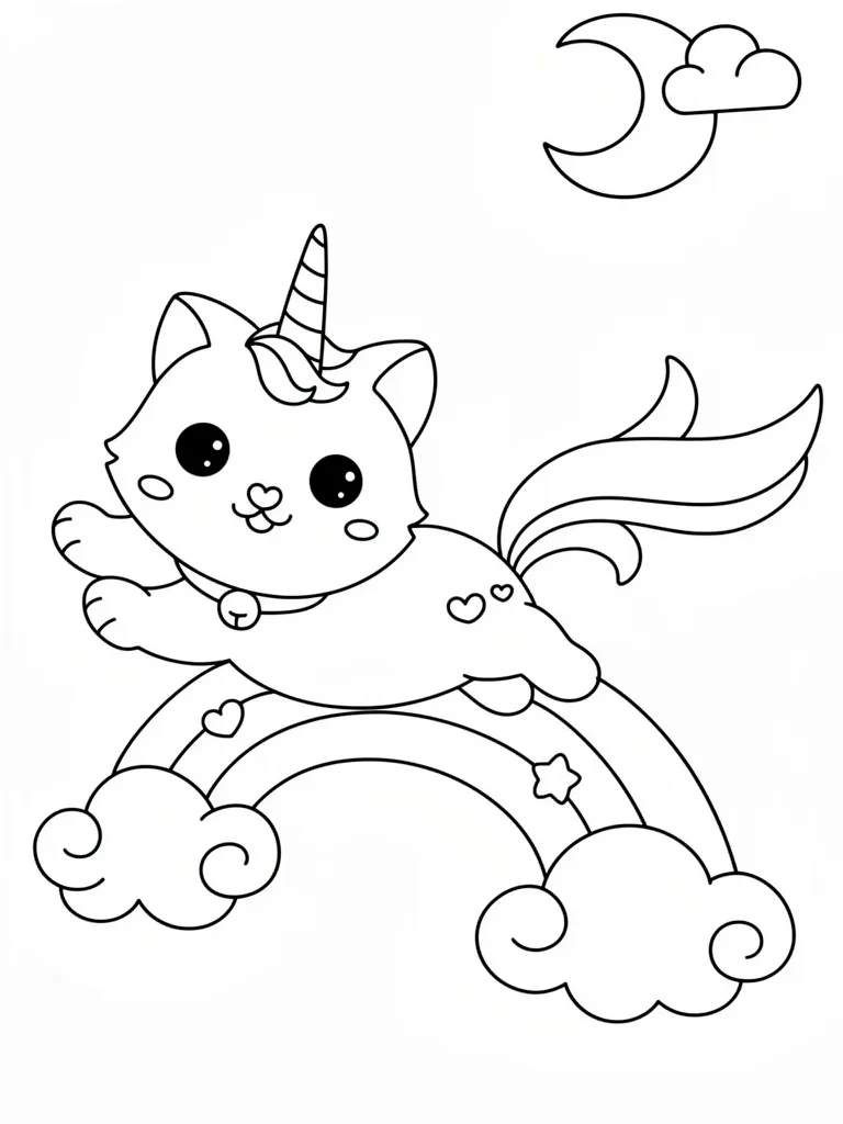 Летающий котик-единорог