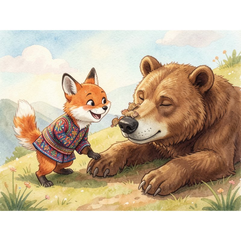 Лис Миккель и медведь Бамсе