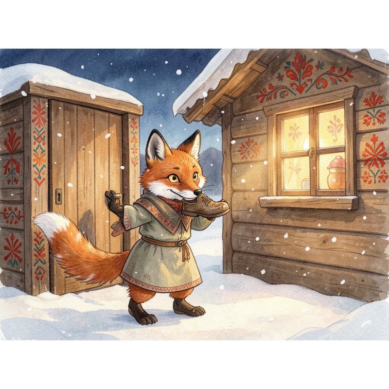 Лиса лапотница