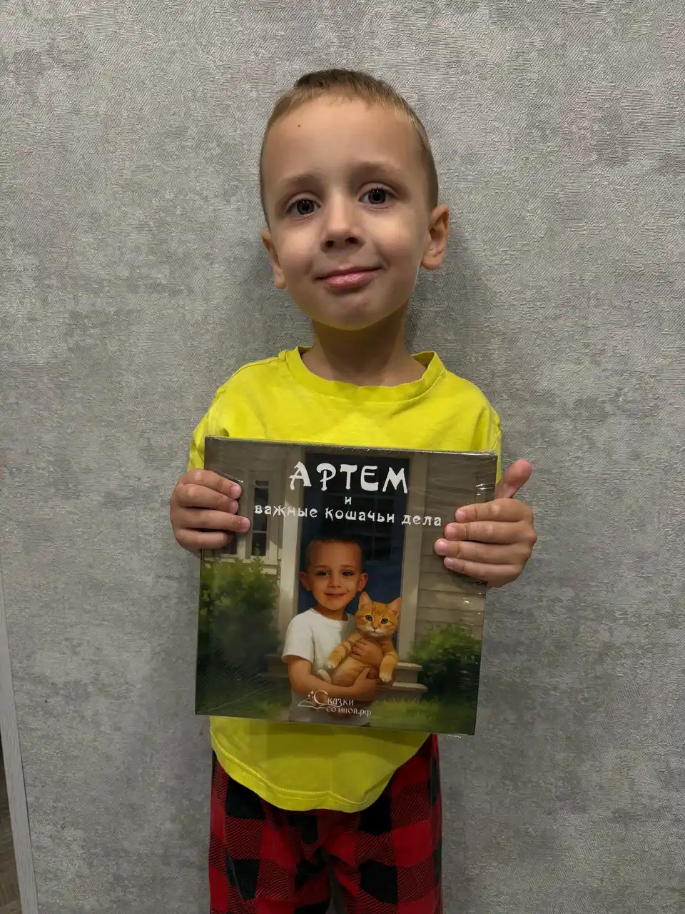 Фото книга  Мальчик и важные кошачьи дела