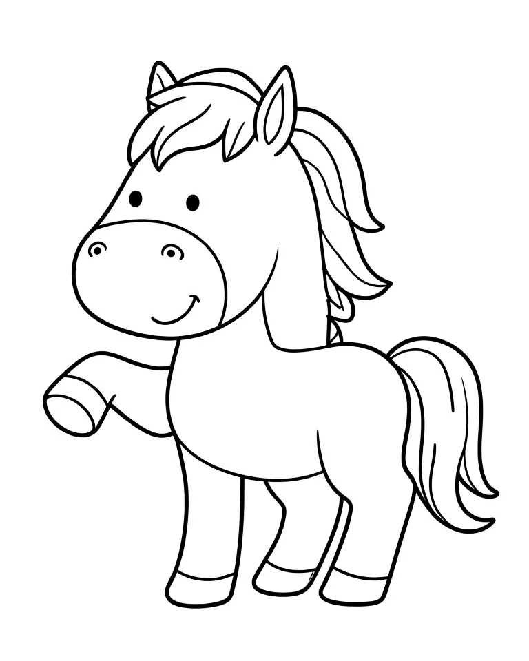 Улыбчивая лошадка