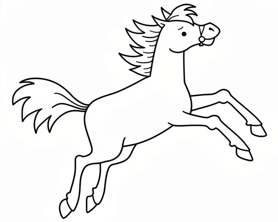 Лошадка скачет