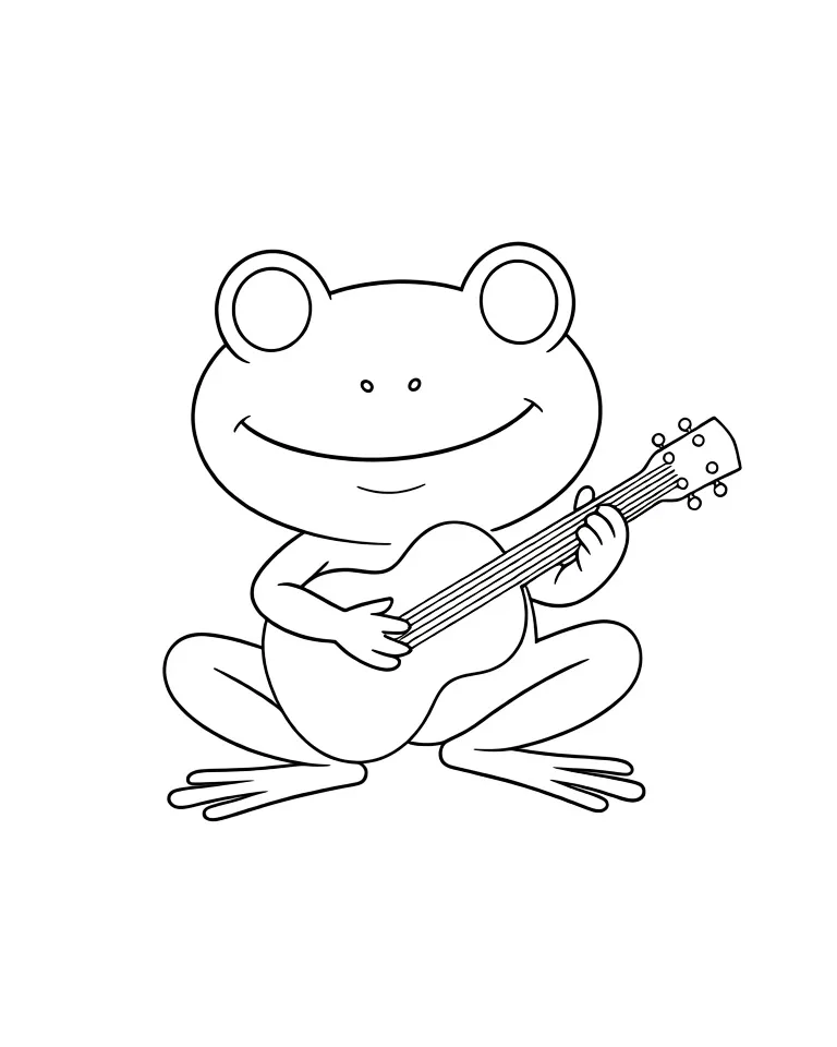 Лягушка музыкант