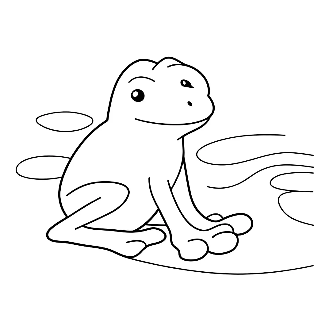 Лягушонок на пруду