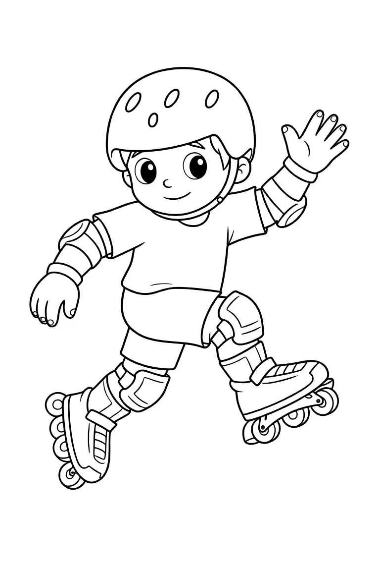 Мальчик роллер