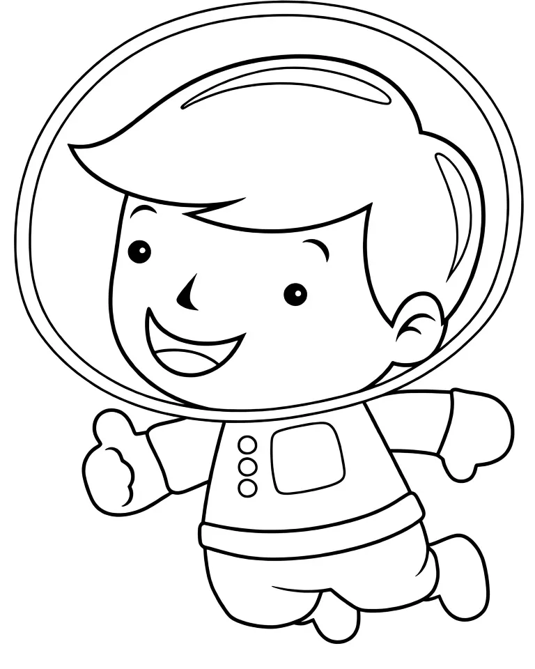 Мальчик в скафандре