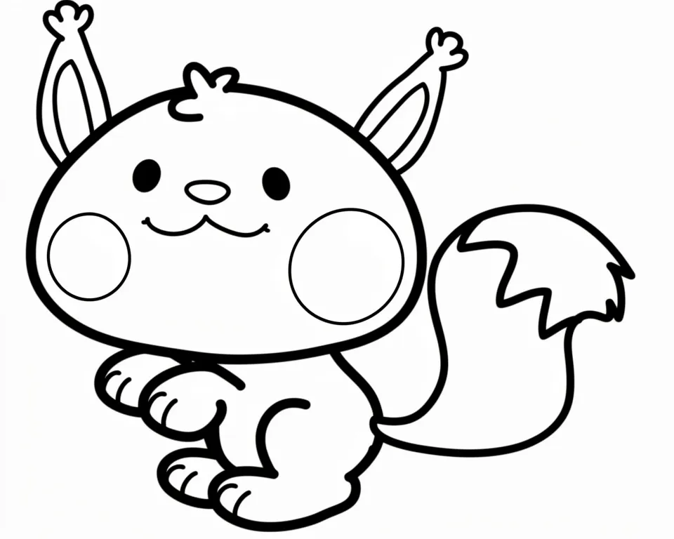 Маленькая белочка