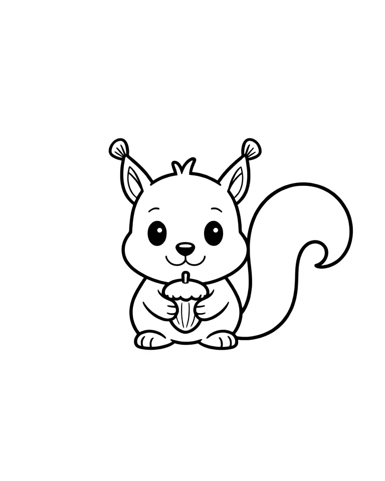 Маленький бельчонок