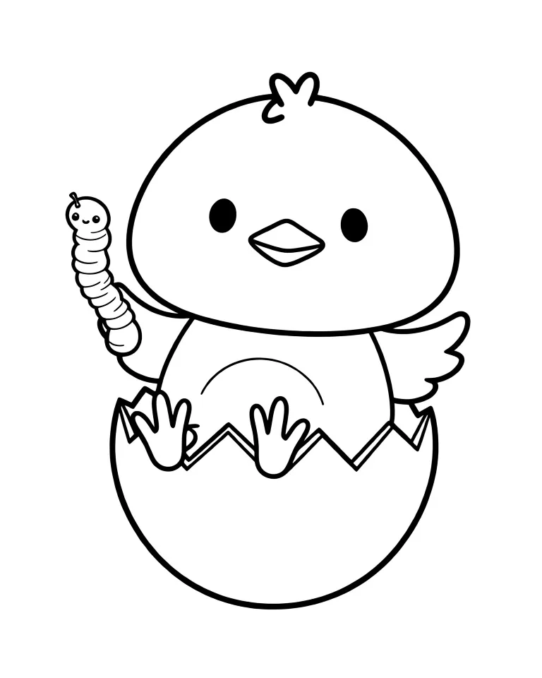 Маленький цыпленочек