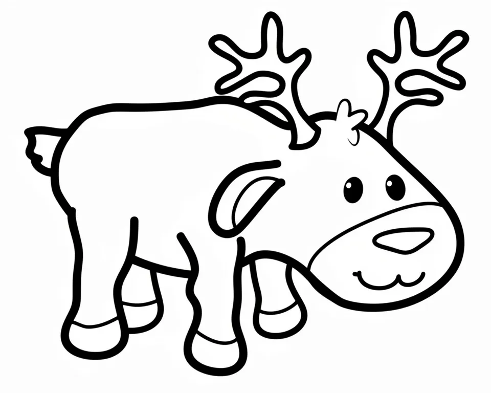 Маленький лось