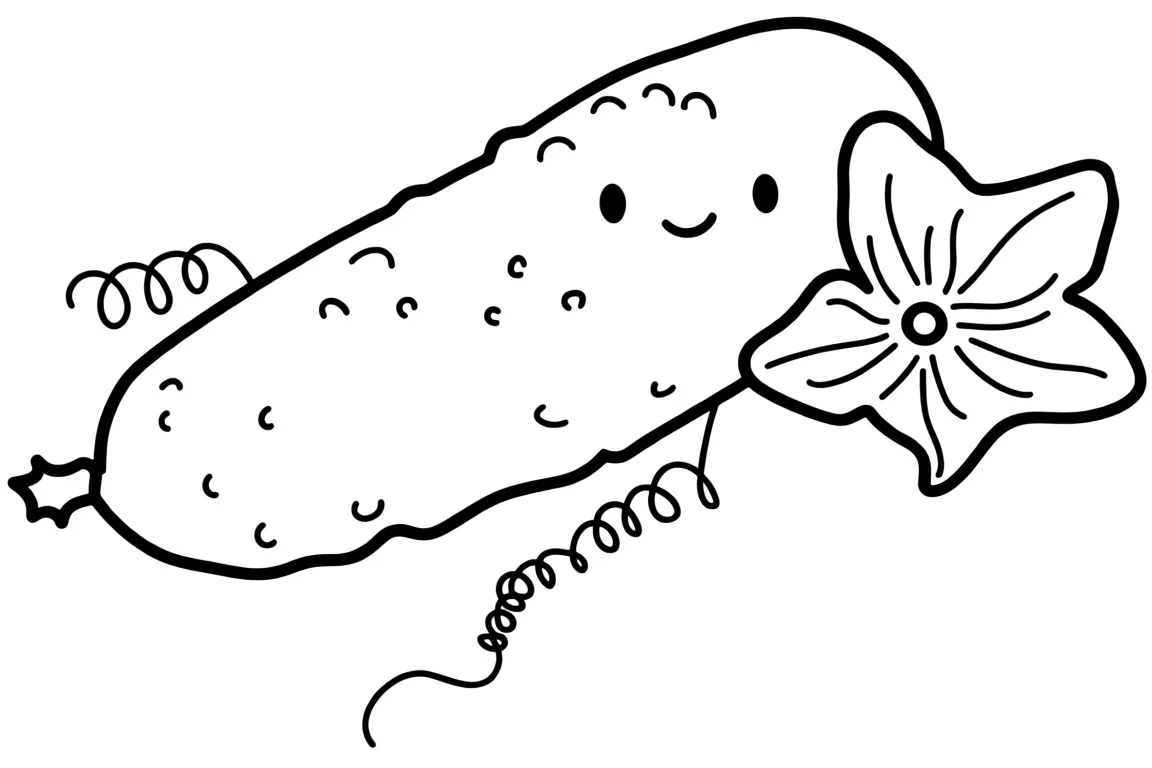 Маленький огурчик