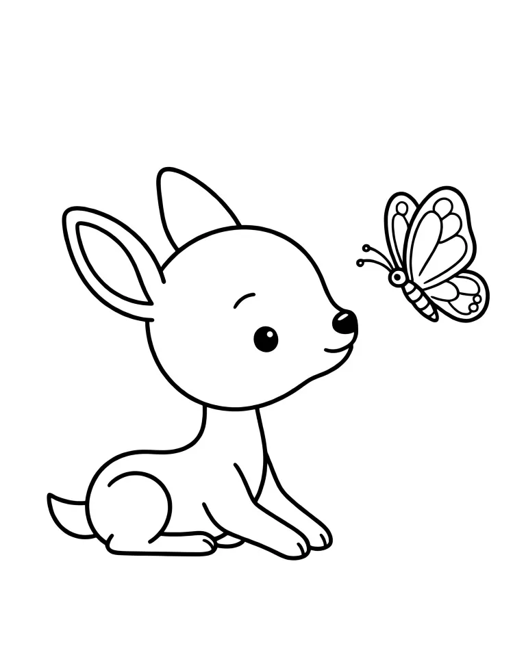 Маленький олень