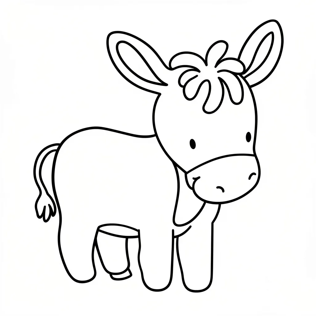 Маленький ослик