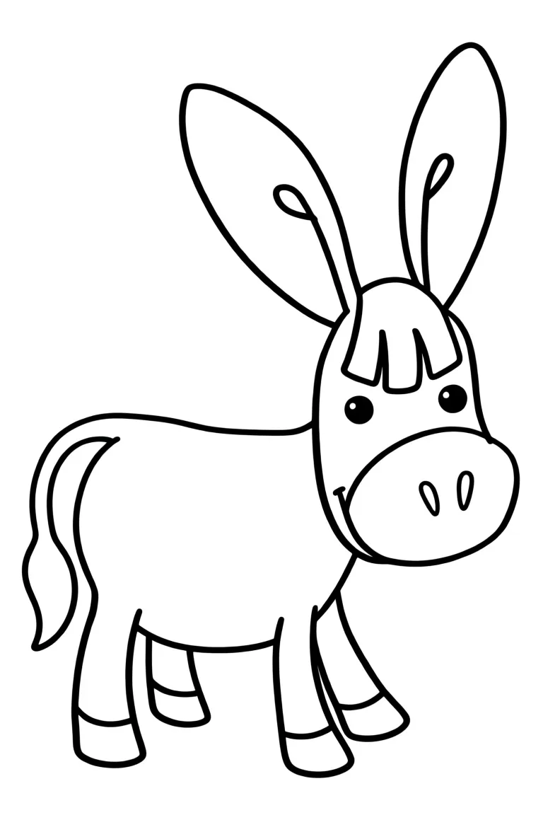 Малыш ослик