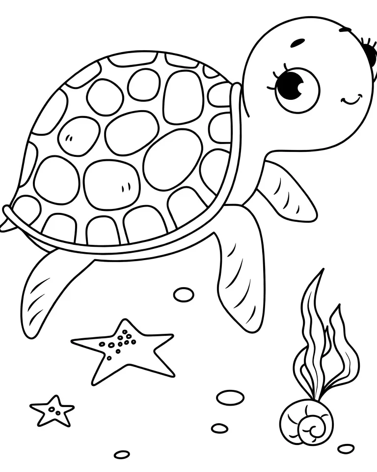 Малышка черепашка