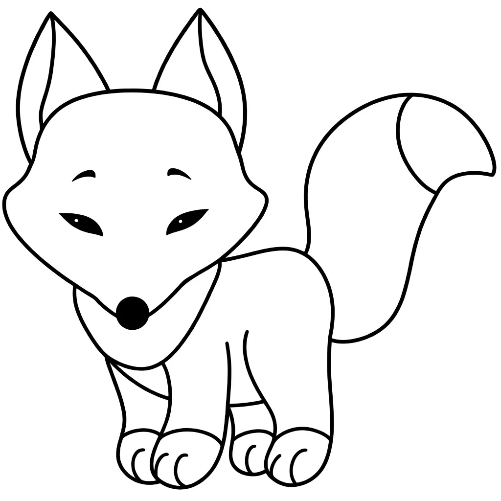 Малышка лиса