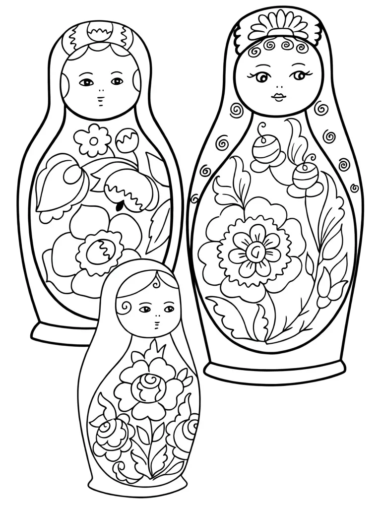 Матрешки из Полхов-Майдана