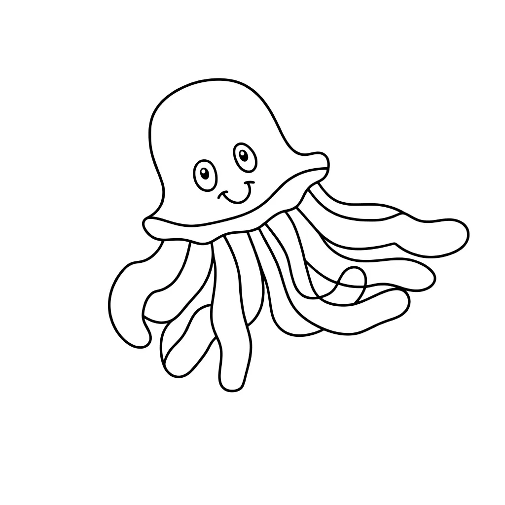 Медуза в океане