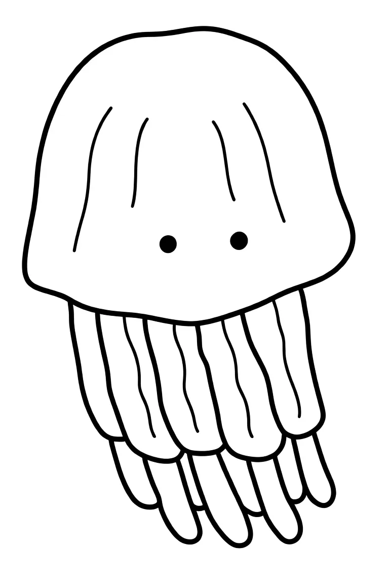 Медуза в воде