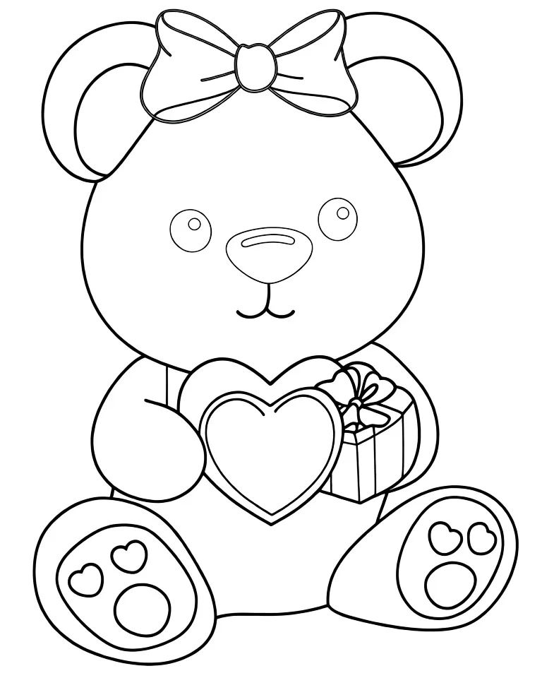 Медвежонок с бантиком