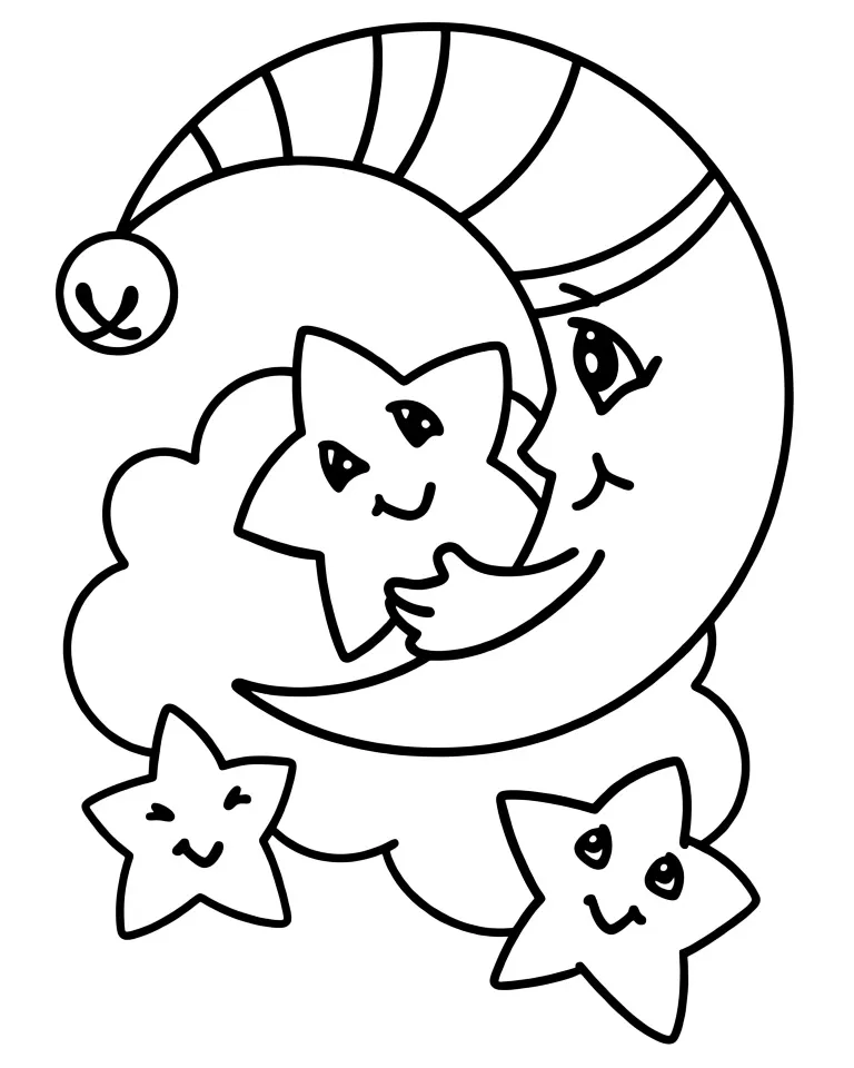 Месяц на небе