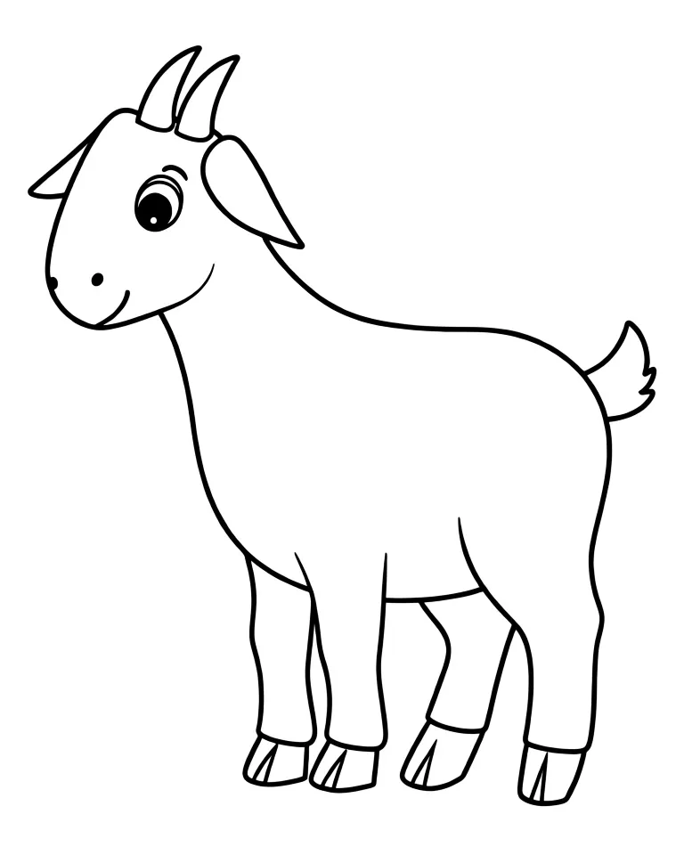 Милая маленькая козочка