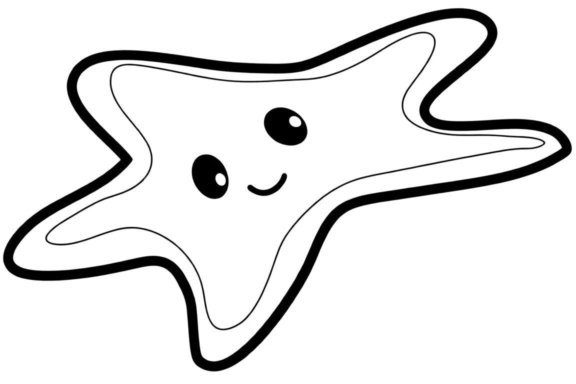 Милая морская звездочка