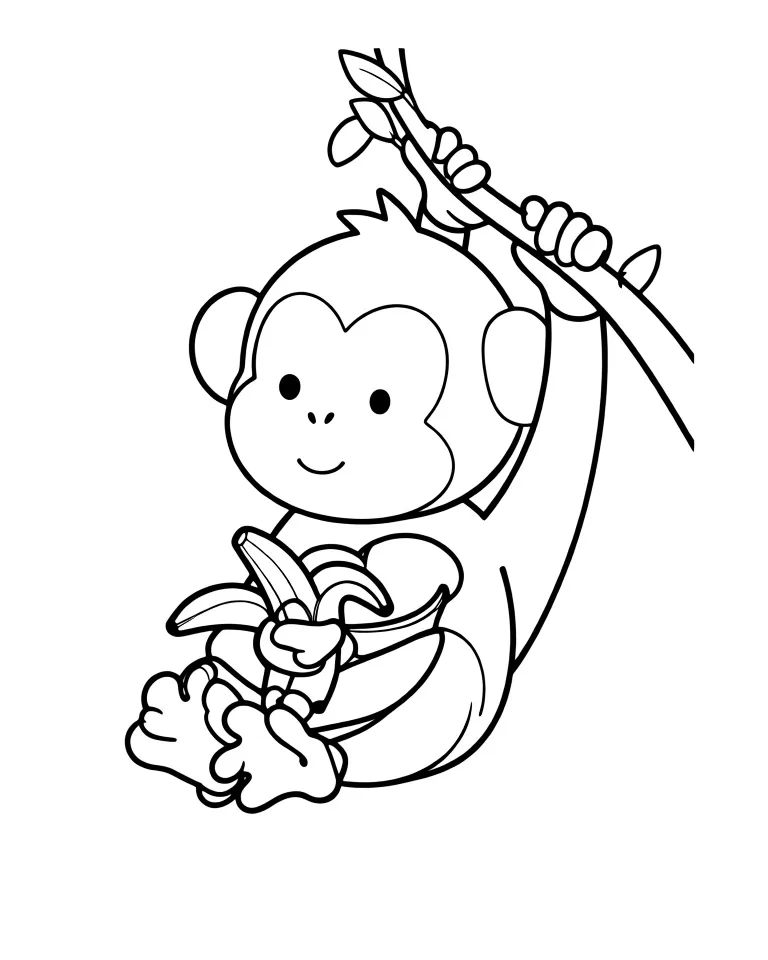 Милая обезьянка