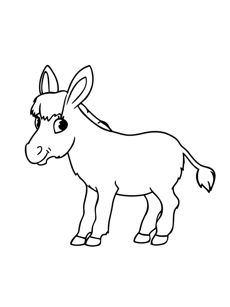 Милый ослик