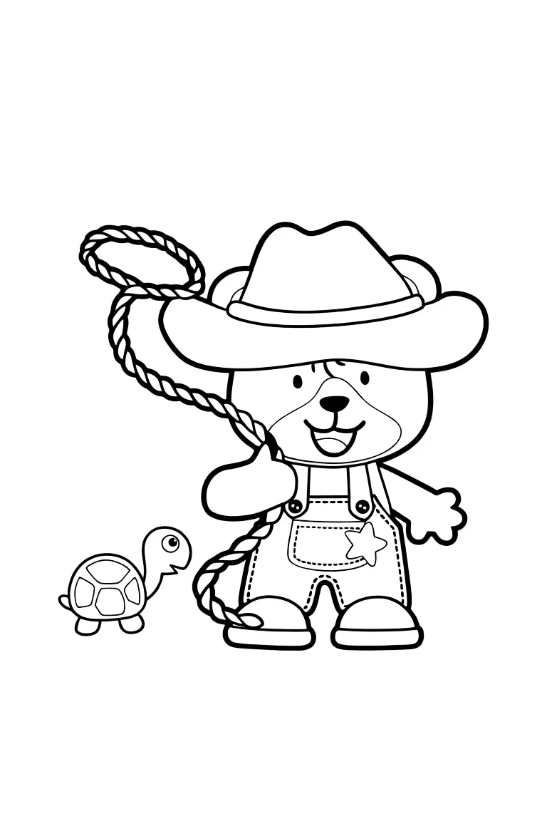 Мишка ковбой